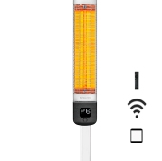 Инфракрасный карбоновый обогреватель Luxeva SMART 2500-FR черный